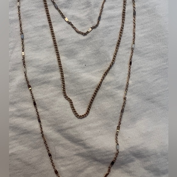 Rue21 3 Tier Gold Necklace - Picture 3 of 5